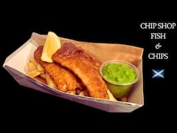 Chip Shop Fish & Chips | Battered Fish & Chips Recipe | British Chippy Food