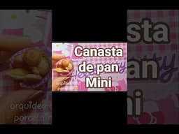 canasta de pan mini 🥖🥐 #porcelanafria #diy