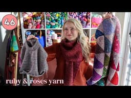 Sophie Shawl FO | Three New Sweaters!! | Downton Abbey Collection | Knitting Podcast ep. 46