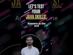 🎯 Test your Java knowledge with quick MCQs!🧠 #java #mcq #interview #viralshorts #coding #2025
