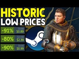 New HISTORIC LOW Steam Game Deals + Super CHEAP Steam Games UNDER $3