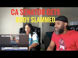 CA SENATOR PADILLA GETS BODY SLAMMED BY SECRET SERVICE