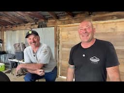 Full Custom Ian and ​⁠@HalfassKustoms Working On Little Jewel! Full Vid Coming Soon!