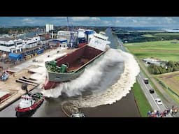 Big Ship Launch Compilation
