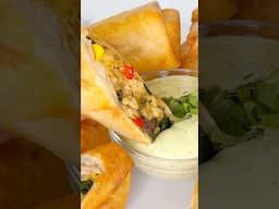 Copycat Chili’s Southwestern Eggroll 🌶️ #chilis #southwesteggrolls #copycat #copycatrecipe #eggroll