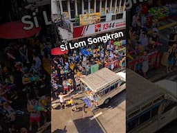 Bangkok Si Lom Songkran Party Thailand #songkranbangkok
