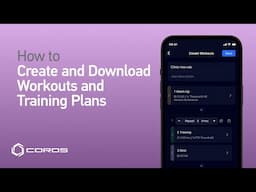 How to Create and Download Workouts and Training Plans