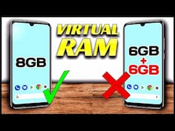 क्या 6GB+6GB RAM वाकई 12GB है❓सच्चाई जान लो‼️Virtual RAM Good or Bad🔥