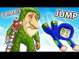 CLIMB THE BIGGEST BRAIN ROT TOWER AND JUMP DOWN IN ROBLOX !!