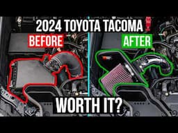 2024 Toyota Tacoma K&N Cold Air Intake Before vs After | Install + Sound Test