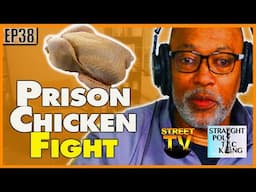 A Piru gets into a prison fight in the FEDS over chicken