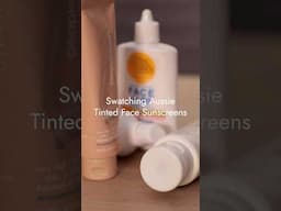 Australian Tinted SPFs | 5 face sunscreen swatches to find your fave  #sunscreeneveryday