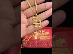 Gold chain Pendent set 💯