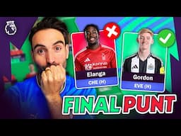 GW38 TEAM SELECTION | LAST VIDEO OF SEASON | DIFFERENTIAL CAPTAIN | FANTASY PREMIER LEAGUE 2024/25