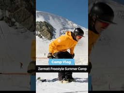 Camp Vlog | Zermatt Freestyle Summer Camp  #shorts #skiing