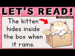 LET'S READ! | PRACTICE READING ENGLISH | SIMPLE SENTENCES FOR KIDS | LEARN TO READ | TEACHING MAMA