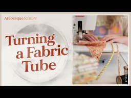 Secret Hack: How to turn Narrow Fabric Tubes Easily - No Tools!