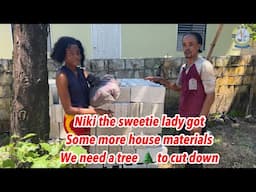 I bought Niki the sweetie girl more house materials to start her house project #starlife