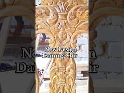 Diy Wood Carving Daining Chir Short #shorts #wooddesigner