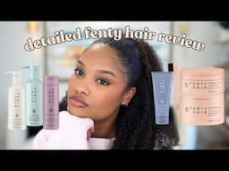DETAILED fenty hair review for curly hair + cecred comparison