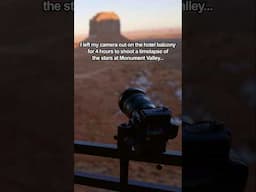 Shooting an astro timelapse at Monument Valley - check out the result!
