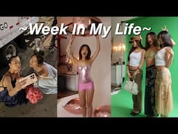 WEEK IN MY LIFE LIVING ALONE | influencer life, flying out, gym routine