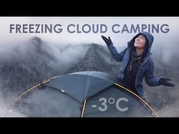 Winter Mountain Camping with Inversion • This Was So Beautiful!