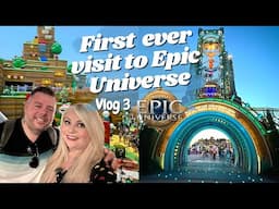 AN EPIC VLOG! 🌎 first visit to Epic Universe at Universal Orlando & Stella Nova hotel