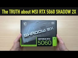 Noisy or Quiet? MSI RTX 5060 SHADOW 2X OC Review