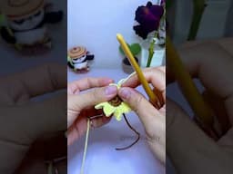 Crochet Sunflower Headband Trailer #shorts