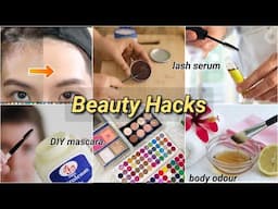 12 Money Saving Beauty Hacks 💸💄| DIY Mascara, Lash Growth Serum, Shaving Cream