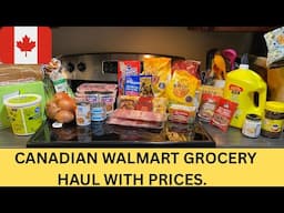 CANADIAN WALMART / NO FRILLS GROCERY WITH PRICES.  ￼