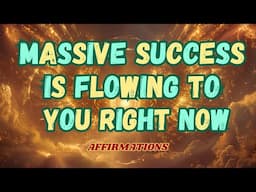 MASSIVE SUCCESS IS FLOWING TO YOU RIGHT NOW 24/7 LIVE AFFIRMATIONS #positiveaffirmations #livestream