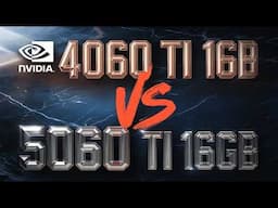 NVIDIA RTX 5060 Ti 16 GB vs 4060 Ti 16 GB