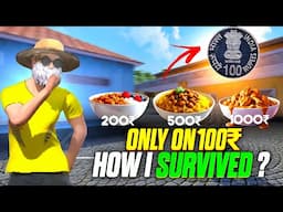 How i Survived 24 Hours by Playing Free Fire Game - MONU KING