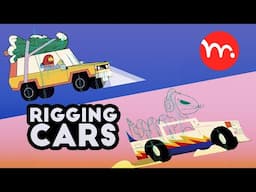 How to animate a car? Sam inspires us again with two amazing machines rigged and animated with Moho