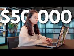 How I saved $50k to quit my 9-5 WITHOUT a high salary 💸 | side hustles, saving hacks, payday routine