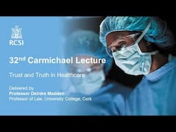32nd Carmichael Lecture delivered by Prof Deirdre Madden