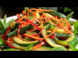 Cách làm Dưa Leo Muối Chua Ngọt tươi giòn thấm đậm đà ăn được lâu | Crunchy Sweet and Sour Cucumbers