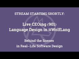 Live CEOing Ep 901: Design Review of Ctrl= with Local Parser