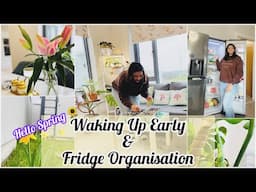 Welcoming SPRING🌷| Fridge Organisation, Gardening & Homemaking| Waking Up Early, Weekend Routine