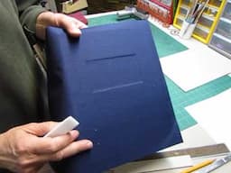 Portfolio with a Spine and two kinds of pockets