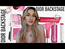 NEW DIOR BACKSTAGE MAKEUP COLLECTION 2025 Lip Glow butter, blush & stick. #diormakeup shade preview