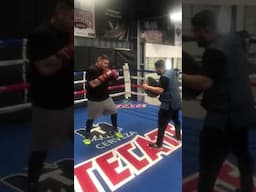 Andy Ruiz Punches Trainer In The Face!!!#shorts