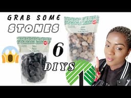 Grab some DollarTree stones to make some high-end decor 2025