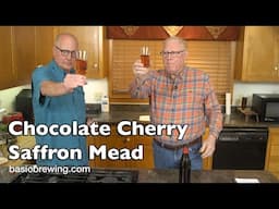 Chocolate Cherry Saffron Mead - Basic Brewing Video - April 11, 2025