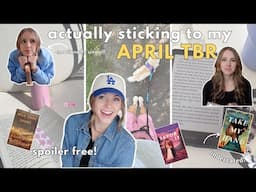 can I stick to my monthly TBR? 📚💛🌷 *falling in & out of a slump*