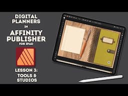 Affinity Publisher iPad V2 | Digital Planner Series | Tools & Studios | User Interface Tour