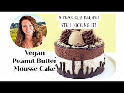 Vegan Peanut Butter Mousse Cake
