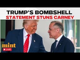 Trump Live | U.S President Donald Trump's Fiery Statement Stuns Mark Carney | G7 Summit | Canada